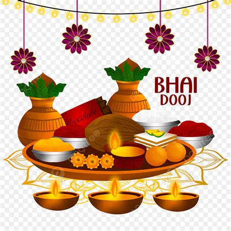 Bhai Dooj PNG Transparent, Bhai Dooj Celebration Holiday Illustration ...