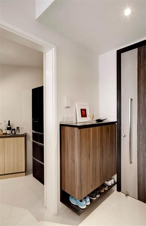 8 Tips for Designing a Practical Built-in Shoe Cabinet | Minimalist oturma odaları, Iç mekan ...