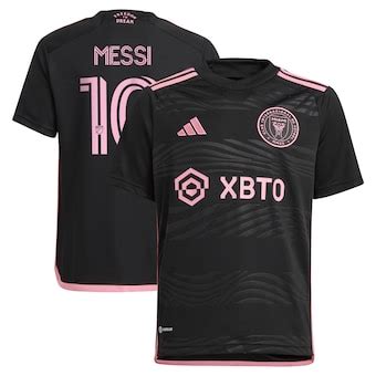 Women's adidas Lionel Messi Black Inter Miami CF 2023 La Noche Replica Jersey