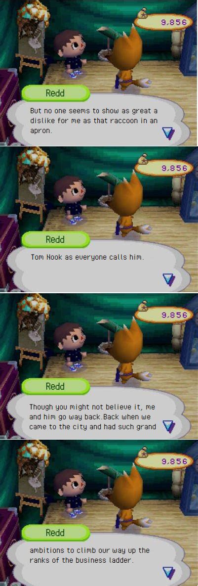 Secret Crazy Redd dialogue (4 of 6) | Tom Nook | Know Your Meme