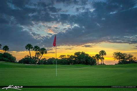 Flag Hole at Golf Course North Palm Beach Florida | HDR imag… | Flickr