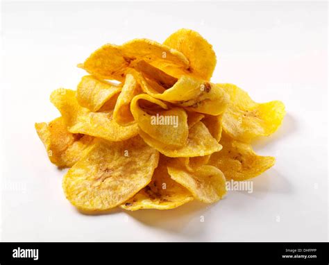 Yellow plantain chips Stock Photo - Alamy