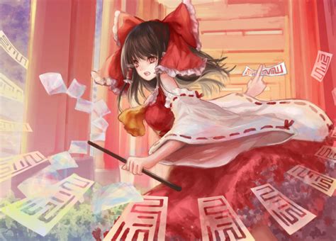 Reimu Hakurei - Fan art by Michelle Angelene by 3dsensemediaschool on ...