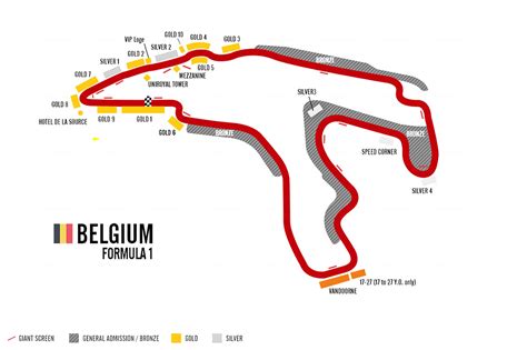 Grand Prix de Formule 1 de Spa-Francorchamps 2024 Belgique - Loges et ...