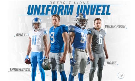 Detroit Lions introduce new uniforms and logo - TechKee