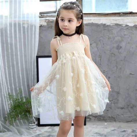 2019 Newest Summer Cute 3d Flower Lace Dresses Baby Girls 0 8 Years Old Kids Clothes Pink ...