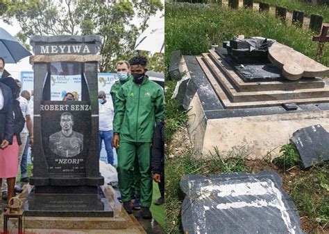 'Dignity to my brother': Senzo Meyiwa's R160k tombstone to be rebuilt