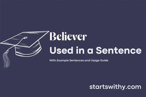 BELIEVER in a Sentence Examples: 21 Ways to Use Believer