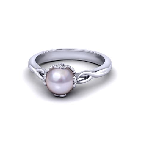 Artistic Pearl Ring - Jewelry Designs