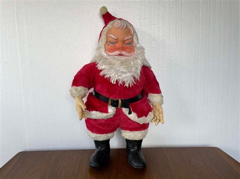 My Toy Plush Santa Vintage 25h - Etsy