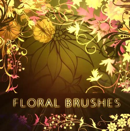 Free Floral Photoshop Brushes - Photodoto