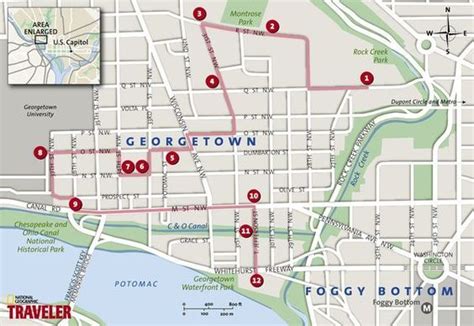 Georgetown Walking Tour | Washington dc travel, Washington travel ...