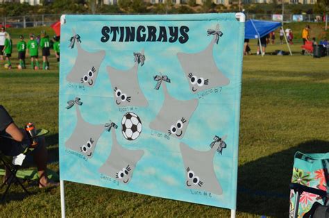 DIY Soccer Banner – Meet the Stingrays