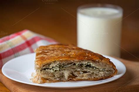 Serbian burek pie served with yogurt | Food, Yogurt, Pie