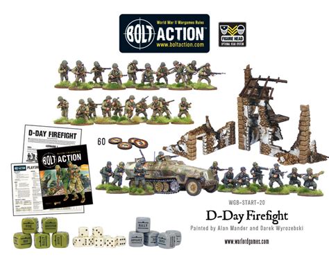 New: Bolt Action Starter Set D-Day Firefight - Warlord Games