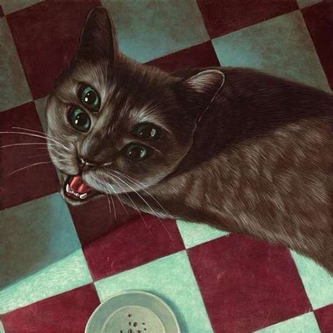 Subtly Eerie Cat Illustrations (With images) | Cats illustration, Cat art, Surreal art