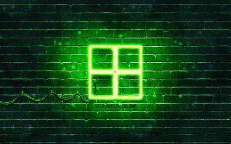 Windows Green Logo Wallpaper