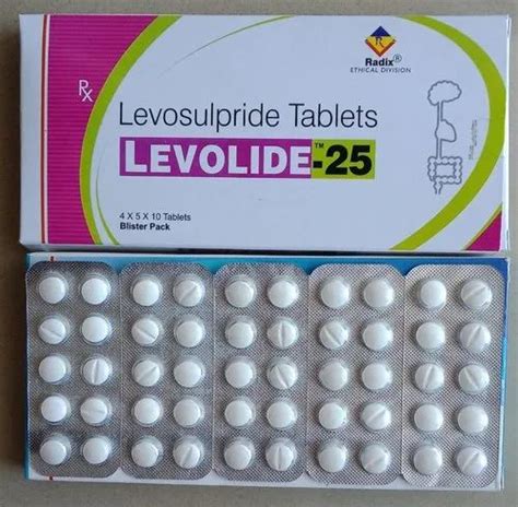 Levosia-25 Levosulpiride 25 mg Tablets, Rs 20/box Solitaire Pharmacia ...