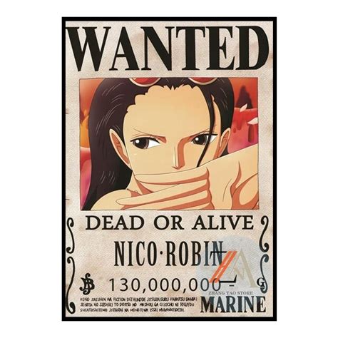 Nico Robin WANTED Poster | One Piece Free Shipping