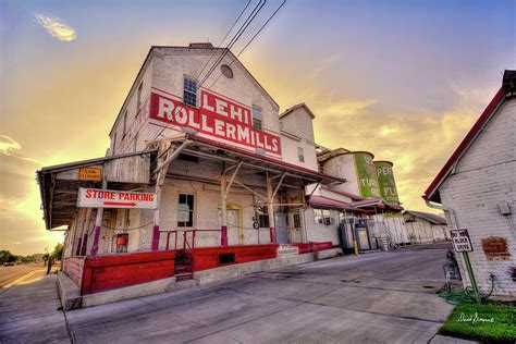 Glowing Lehi Roller Mill Photograph by David Simpson - Fine Art America