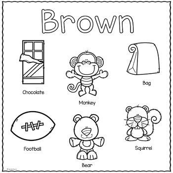 The Color Brown Printable Activities (COLOR OF THE WEEK) | Preschool ...