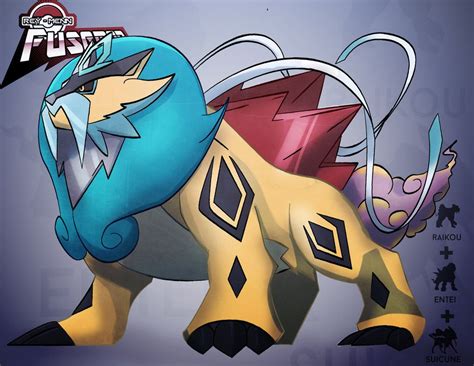 Fusion #22 The Legendary Beast | Pokemon fusion, Pokemon, Cool pokemon