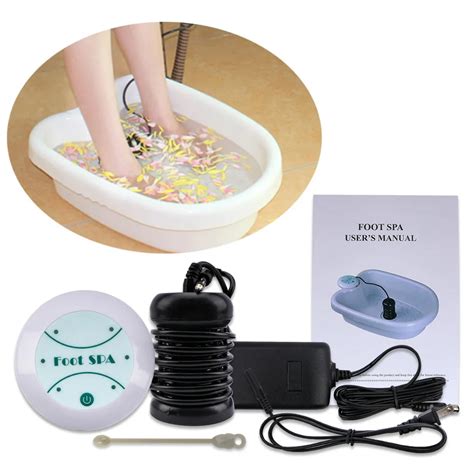 Mini Detox Machine Ion Cleanse Ionic Foot Bath Aqua Cell Feet Spa ...