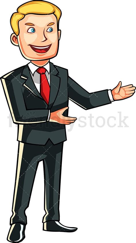 Suit Man Clipart Cartoon