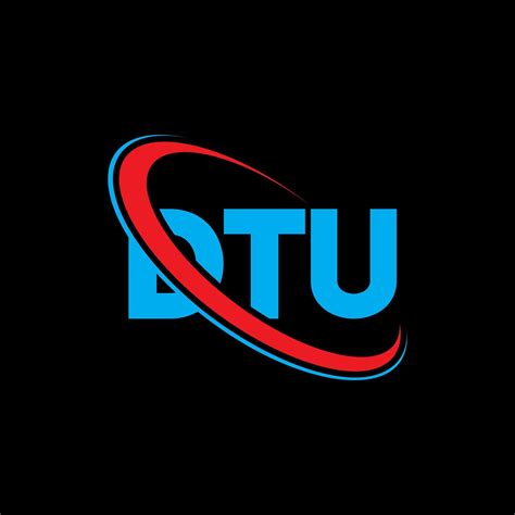 DTU logo. DTU letter. DTU letter logo design. Initials DTU logo linked ...