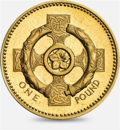 1996 Celtic Cross One Pound old Coin Circulated - Etsy Canada