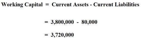 Net Working Capital Formula Example Calculation Ratio