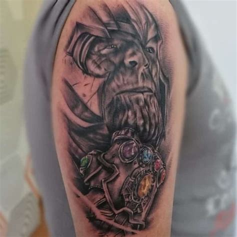 90 Explosive Thanos Tattoo Ideas