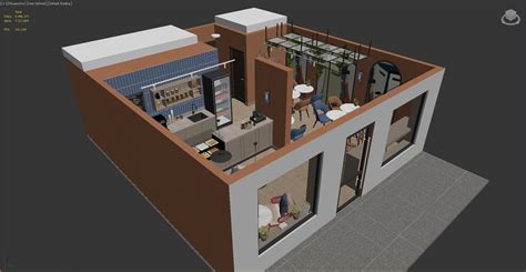 Cafe restaurant interior design 3D model | CGTrader