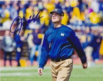 Jim Harbaugh Sports Memorabilia: Signed & Autographed