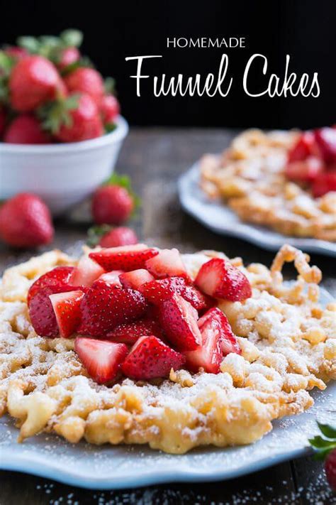 Homemade Funnel Cakes that taste just like the ones at the fair! | Funnel cake, Fair food ...