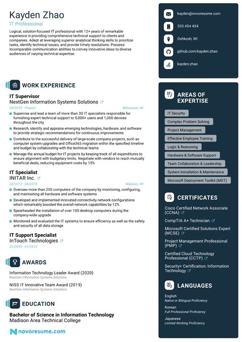 Technical Resume Example [W/ Template & Step-by-Step Guide!]