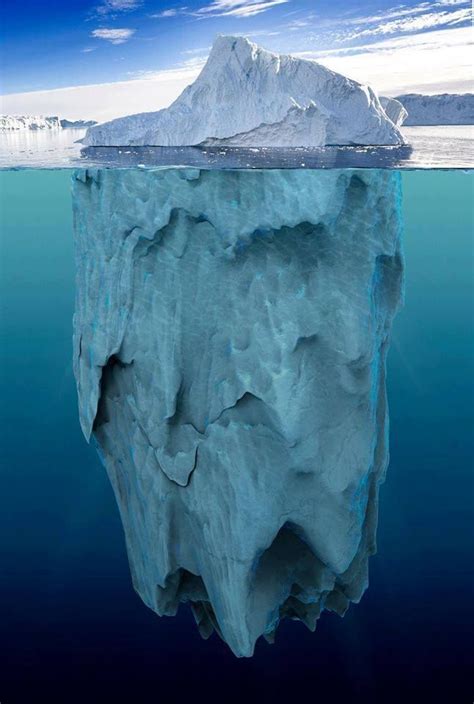 Iceberg with water view | Stock images free, Underwater, Photo