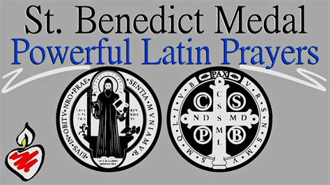 St Benedict #Catholic Medal Latin Prayer Tutorial & Explanation : Powerful against evil ! - YouTube