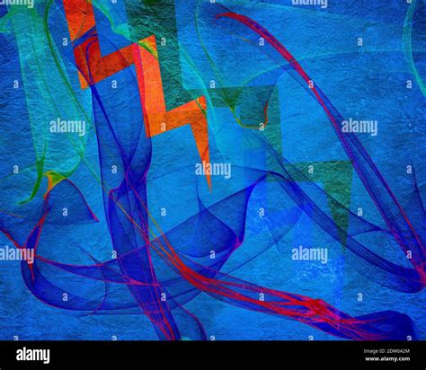 CONTEMPORARY ART: Feeling Blue Stock Photo - Alamy