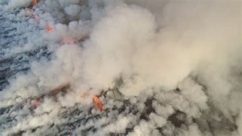 Aerial View Big Smoke Clouds Fire Stock Footage Video (100% Royalty-free) 1046309536 | Shutterstock