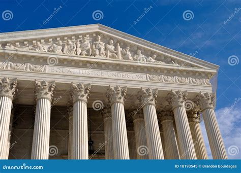 US Supreme Court Building in Washington DC Stock Image - Image of ...