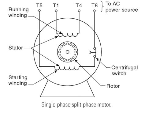 split phase motor wiring diagram - Wiring Diagram