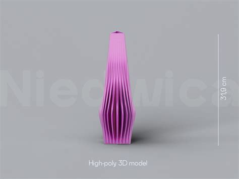 STL file Niedwica Vase D_8 | 3D printing vase | 3D model | STL files | Home decor | 3D vases ...
