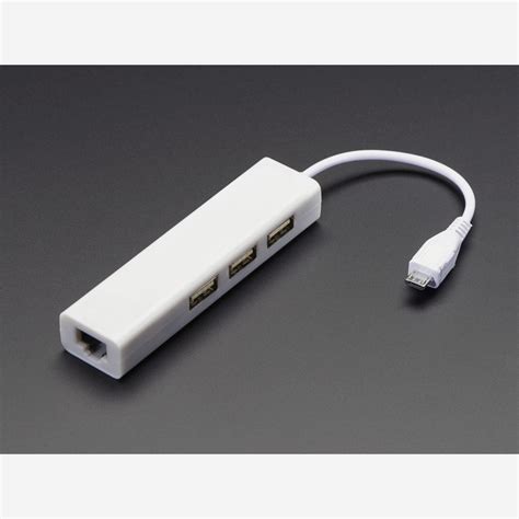 Ethernet Hub and USB Hub w/ Micro USB OTG Connector Australia - Little Bird