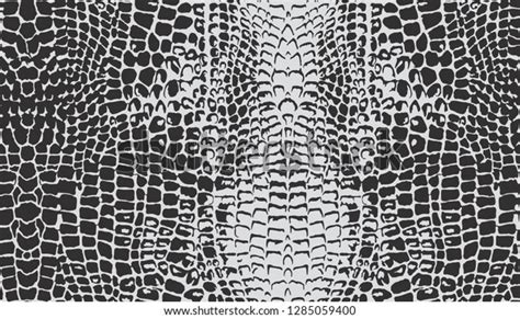 Seamless Crocodile Skin Pattern Stock Vector (Royalty Free) 1285059400