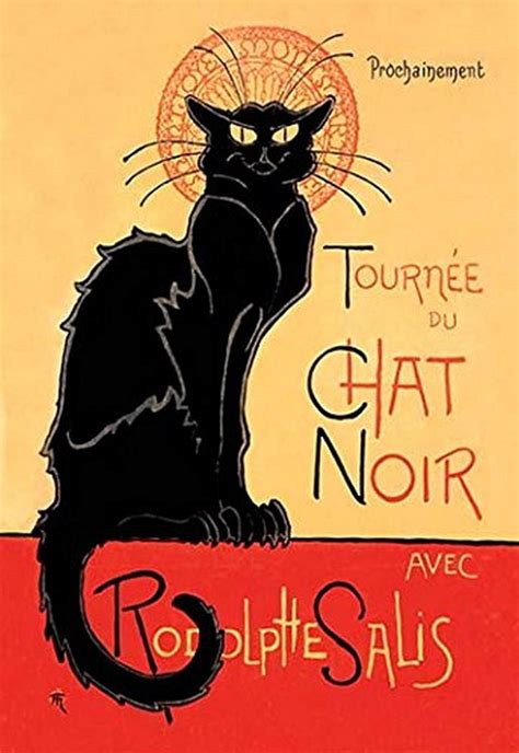 Amazon.com: Buyenlarge "Tournee du Chat Noir avec Rodolptte Salis Gallery Wrapped Canvas Print ...