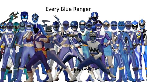 Every Blue Power Ranger (MMPR - Dino Fury) - YouTube