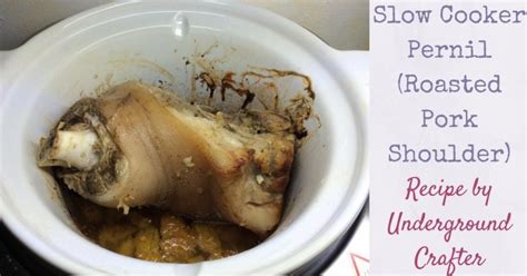 Easy Slow Cooker Pernil (Roasted Pork Shoulder) recipe - Underground Crafter