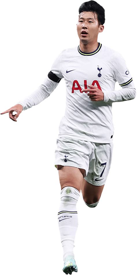 Son Heung-Min Tottenham Hotspur football render - FootyRenders