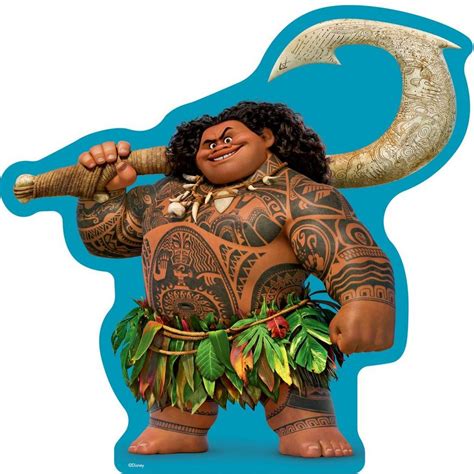 Maui Cardboard Cutout, 3ft - Disney Moana | Party City